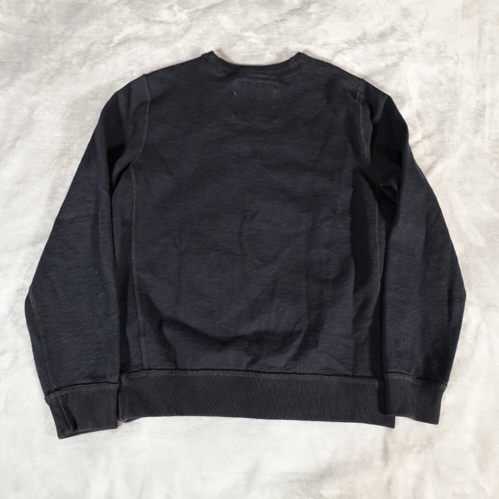 Abercrombie And Fitch New York Script Sweatshirt Mens M Slim Fit Blue - Picture 5 of 8